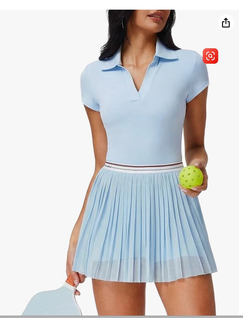 Mudere Skirt Set for Women 2 Piece Athletic Outfit with Pockets XL